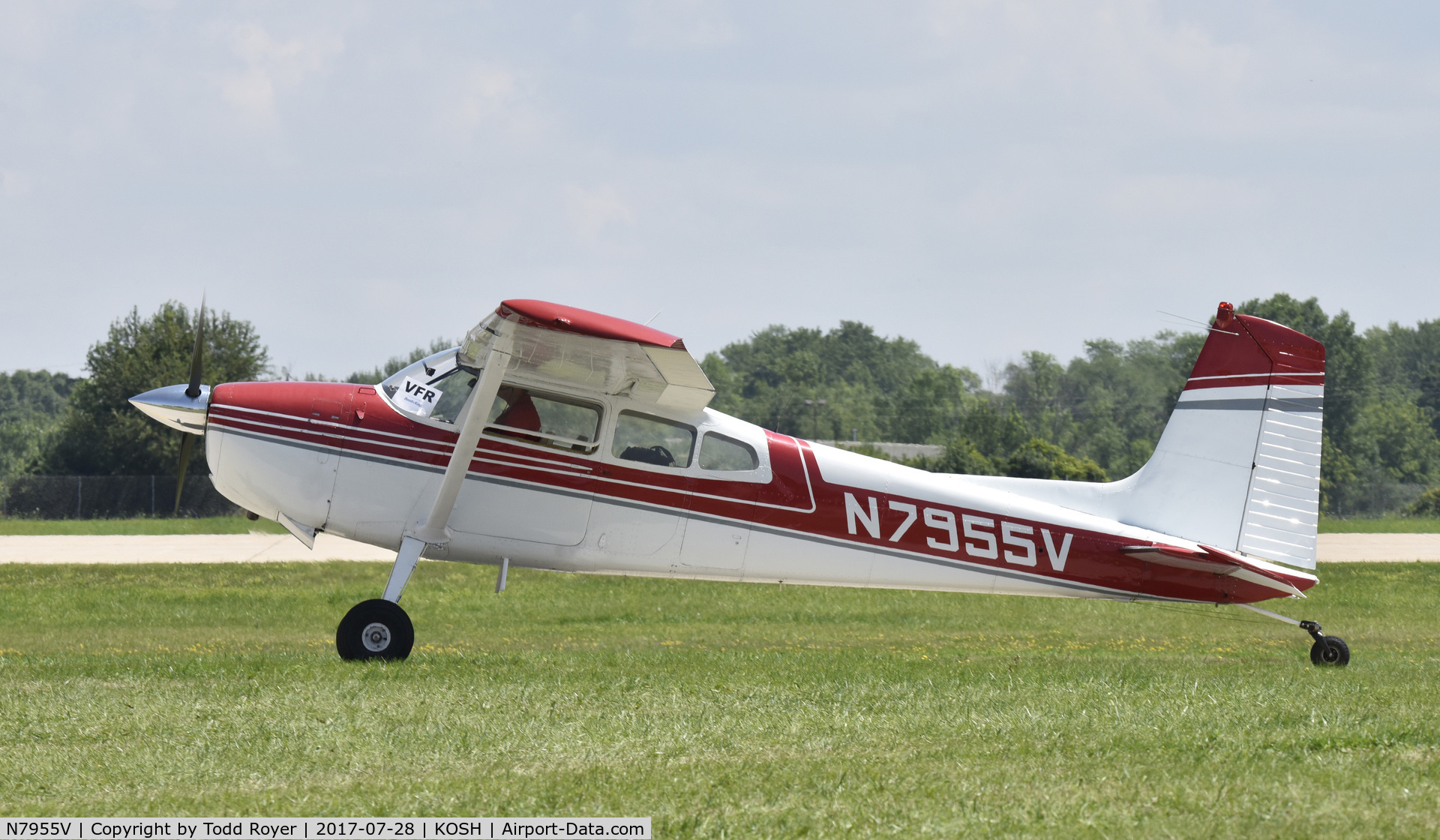 N7955V, 1967 Cessna 180H Skywagon C/N 18051855, Airventure 2017