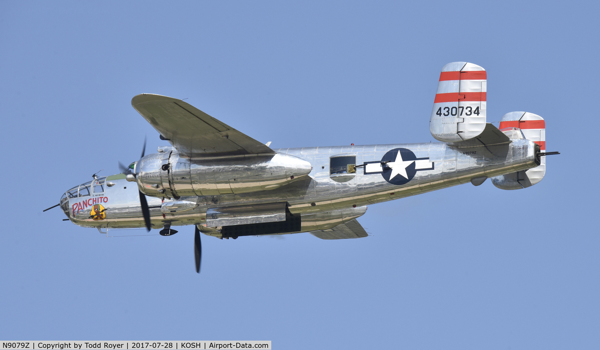 N9079Z, 1944 North American TB-25N Mitchell C/N 108-34009, Airventure 2017