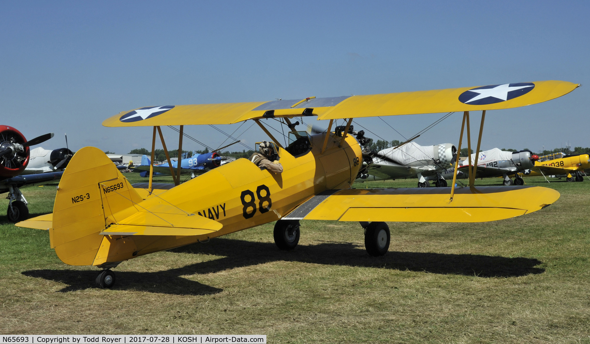 N65693, 1942 Boeing B75N1 C/N 75-6966, Airventure 2017