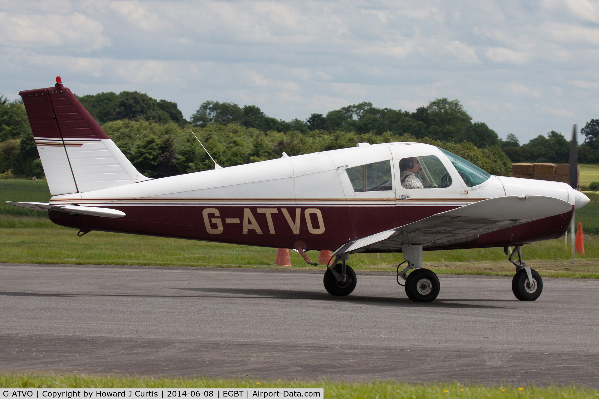 G-ATVO, 1966 Piper PA-28-140 Cherokee C/N 28-22020, Privately owned