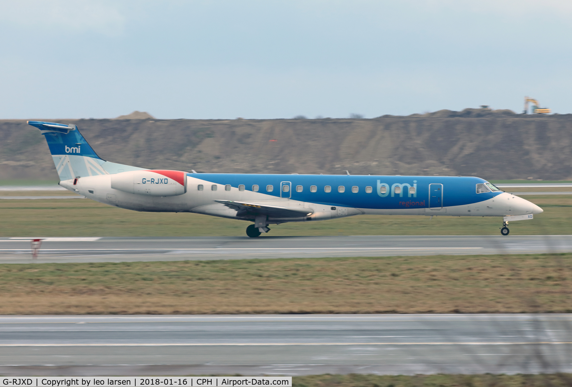 G-RJXD, 2000 Embraer EMB-145EP (ERJ-145EP) C/N 145207, Copenhagen 16.1.2018