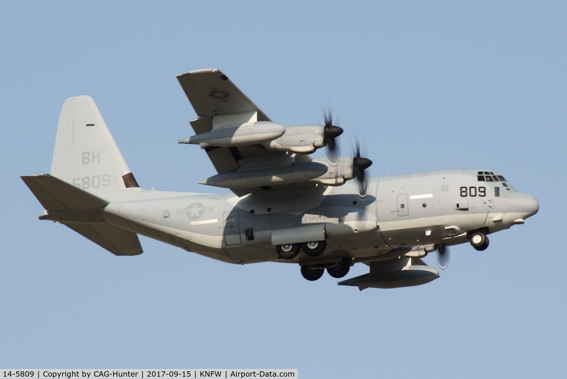 14-5809, Lockheed C-130J Hercules C/N 14-5809, C-130J on Final to Navy Fort Worth, Texas

BH Tail Code