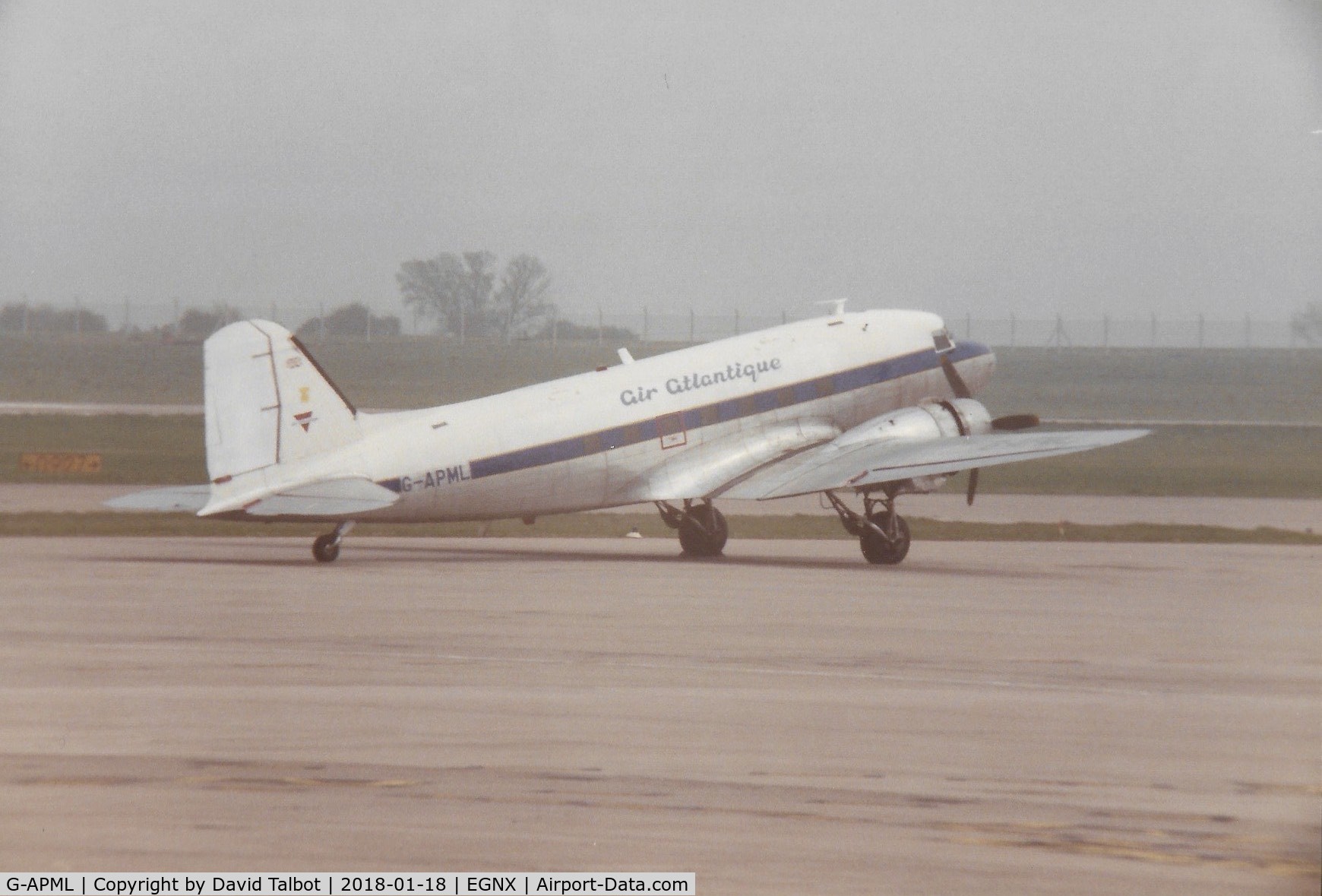 G-APML, 1943 Douglas DC-3C-R-1830-90C (C-47B) C/N 14175/25620, 1984?