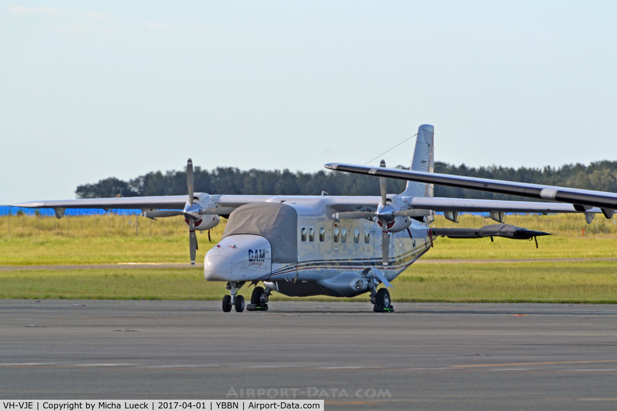 VH-VJE, Dornier 228-202 C/N 8041, At Brisbane