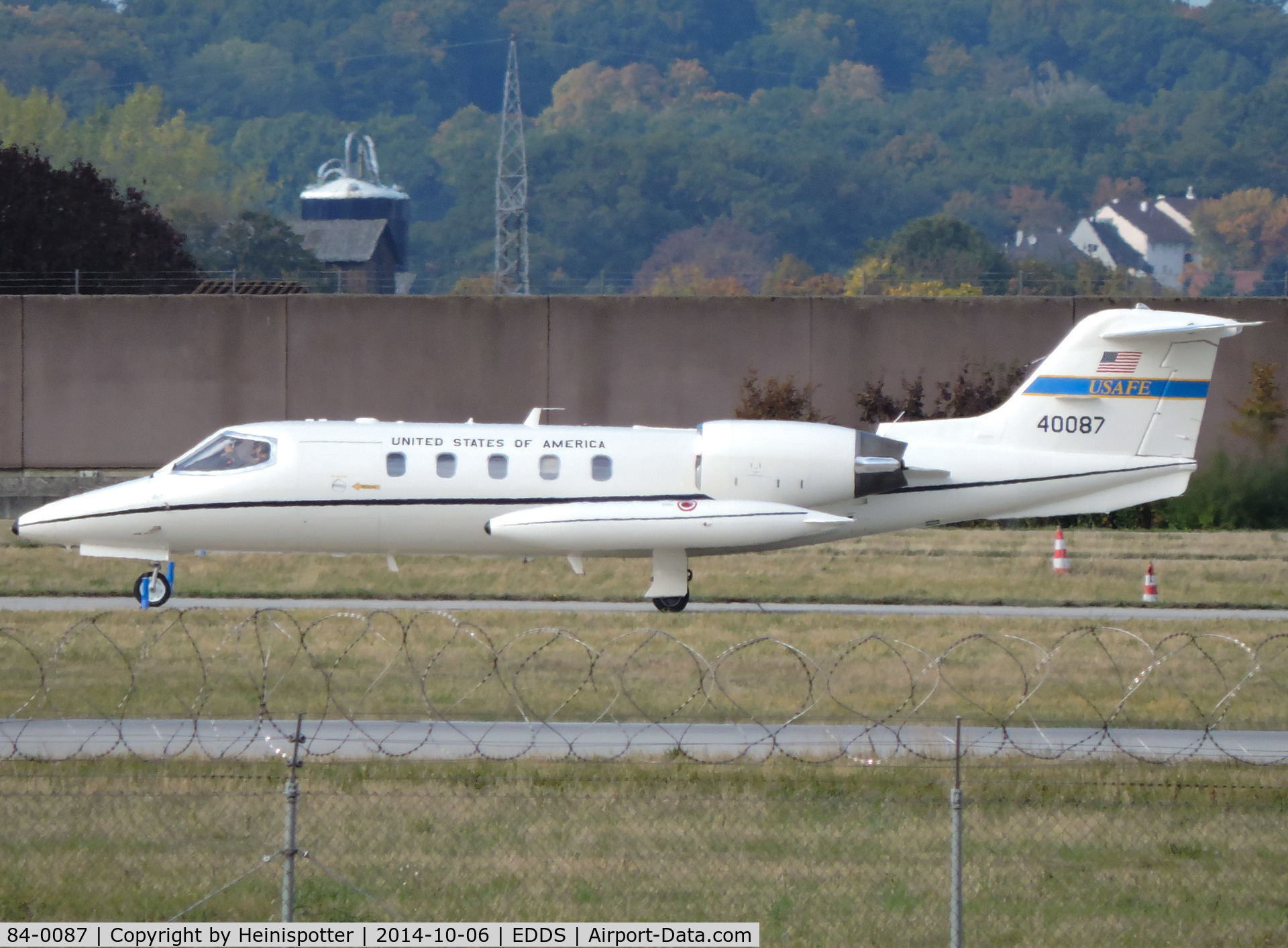 84-0087, 1984 Gates Learjet C-21A C/N 35A-533, 84-0087 at Stuttgart Airport.