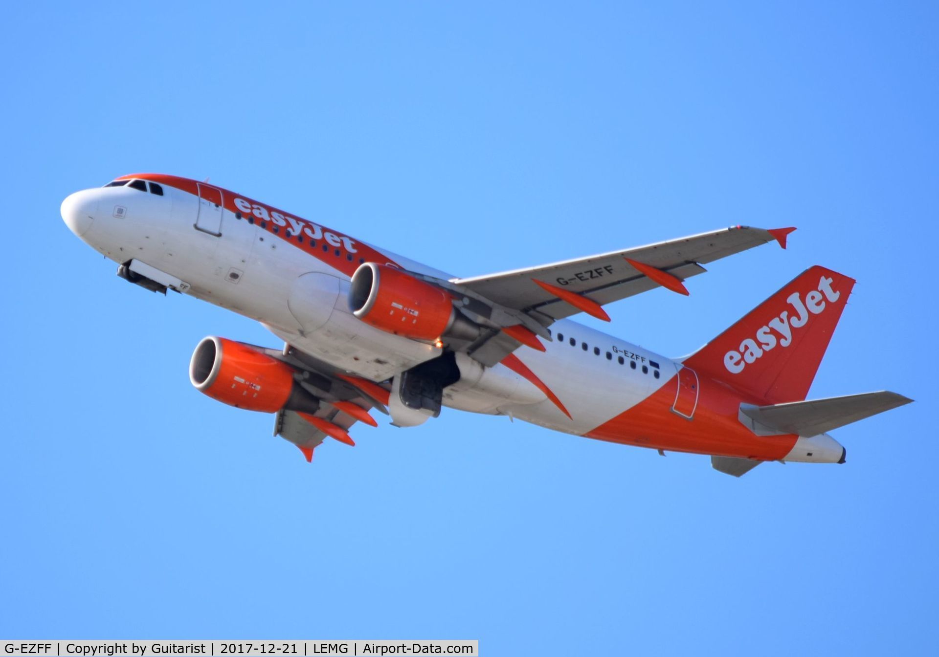 G-EZFF, 2009 Airbus A319-111 C/N 3844, At Malaga