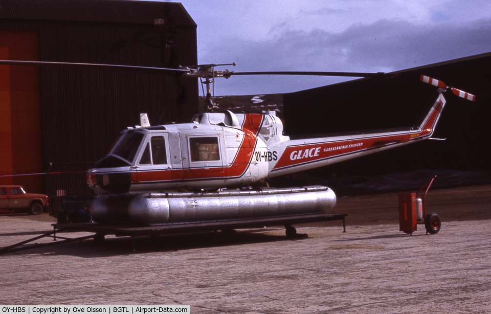 OY-HBS, 1968 Bell 204B C/N 2028, Photo from facebook side, Thule Air Base - past and present