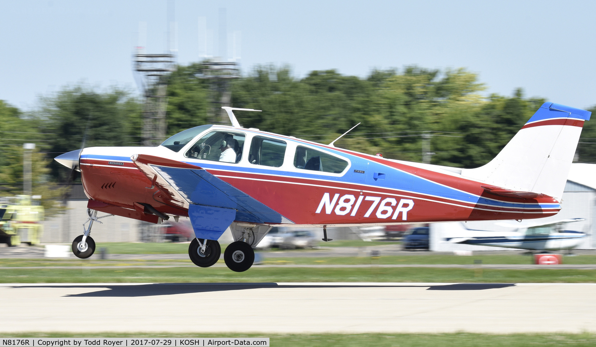 N8176R, 1974 Beech F33C Bonanza C/N CJ-53, Airventure 2017