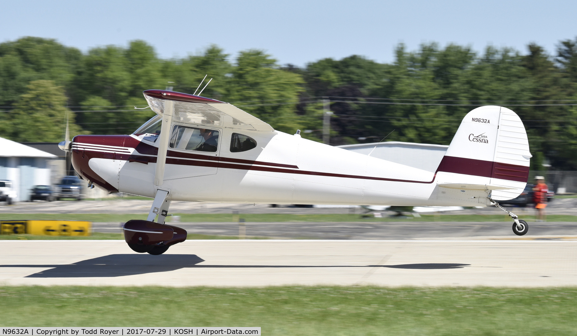 N9632A, 1949 Cessna 140A C/N 15353, Airventure 2017