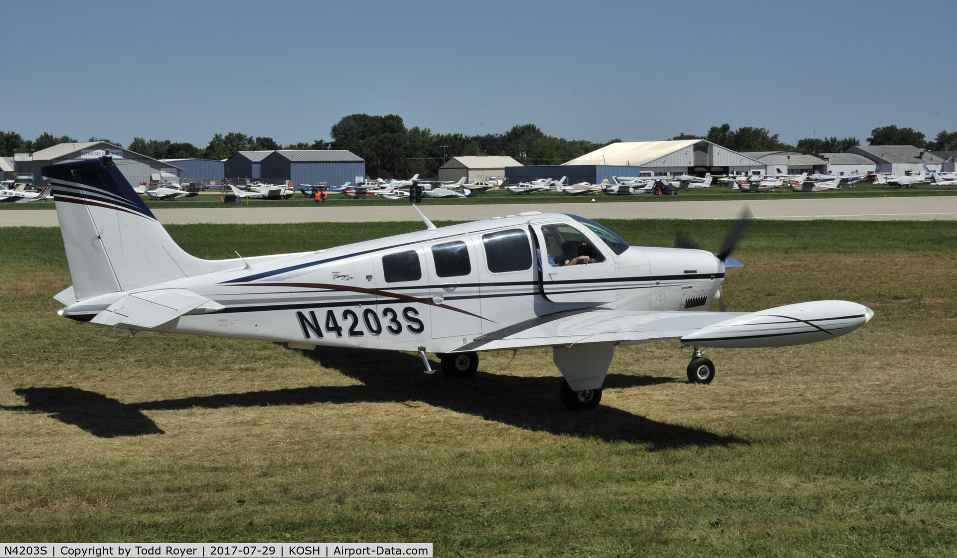 N4203S, 1976 Beech A36 Bonanza 36 C/N E-958, Airventure 2017