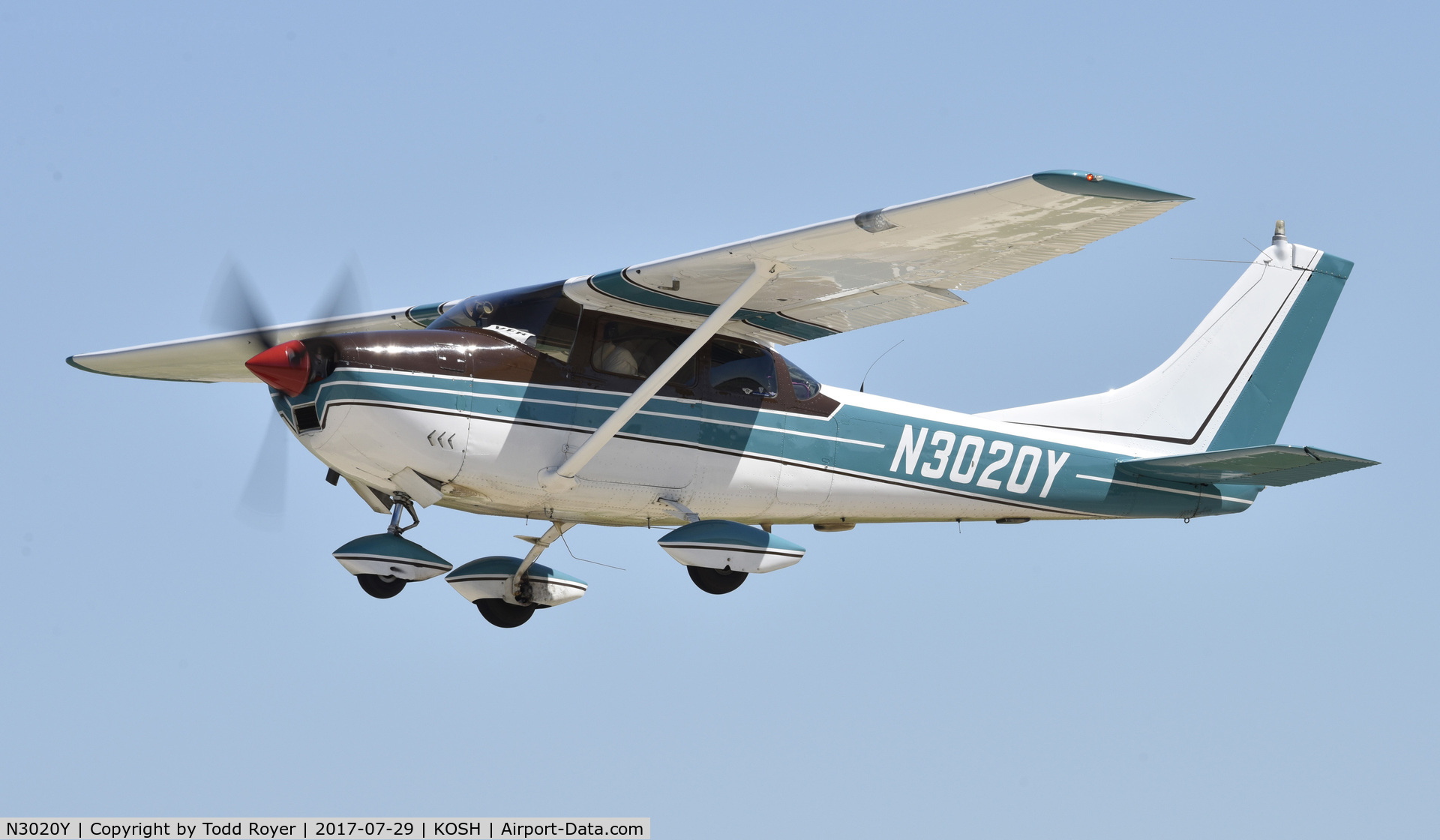 N3020Y, 1962 Cessna 182E Skylane C/N 18254020, Airventure 2017