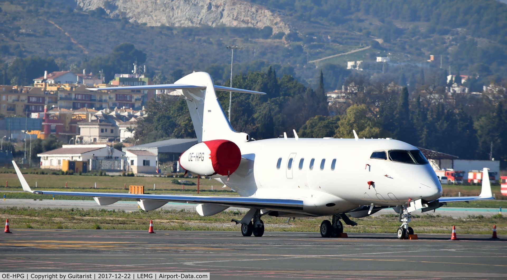 OE-HPG, 2008 Bombardier Challenger 300 (BD-100-1A10) C/N 20251, At Malaga