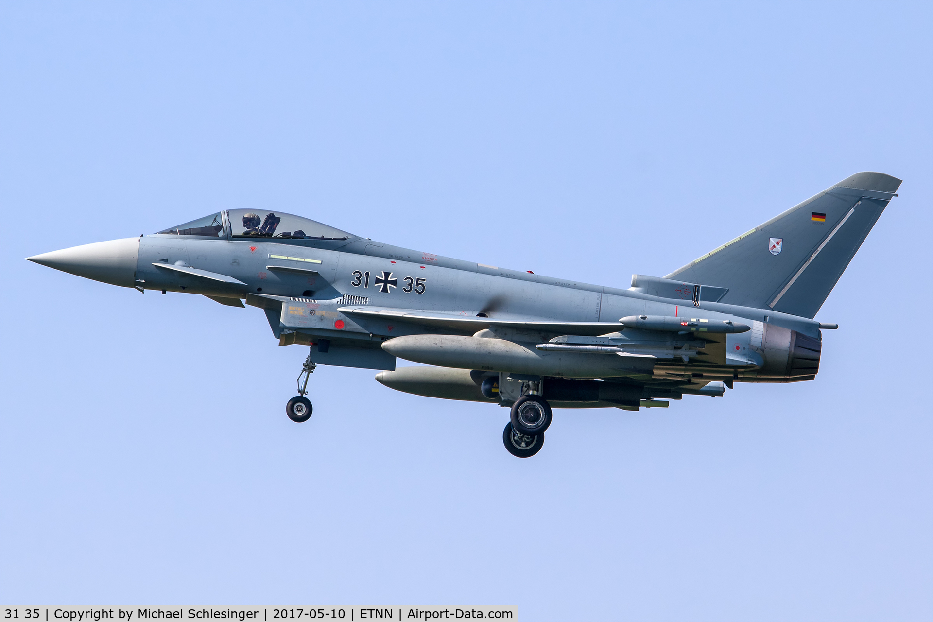 31 35, Eurofighter EF-2000 Typhoon S C/N GS095, 31+35 - Eurofighter EF-2000 Typhoon - German Air Force