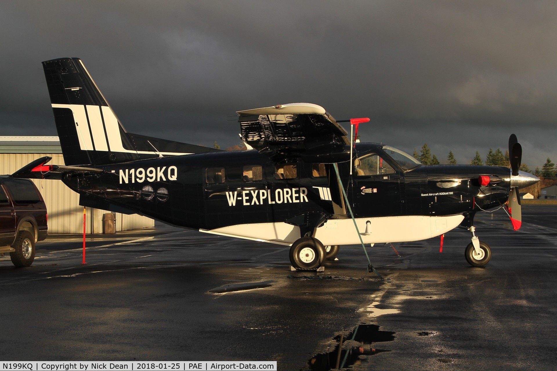 N199KQ, 2016 Quest Kodiak 100 C/N 100-0199, PAE/KPAE another one fresh from paint at Sunquest Air Specialties