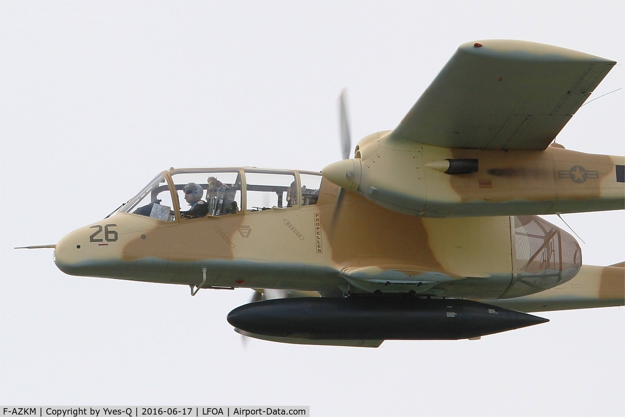 F-AZKM, 1971 North American OV-10B Bronco C/N 338-9 (305-65), North American OV-10B Bronco, On display, Avord Air Base 702 (LFOA) Open day 2016