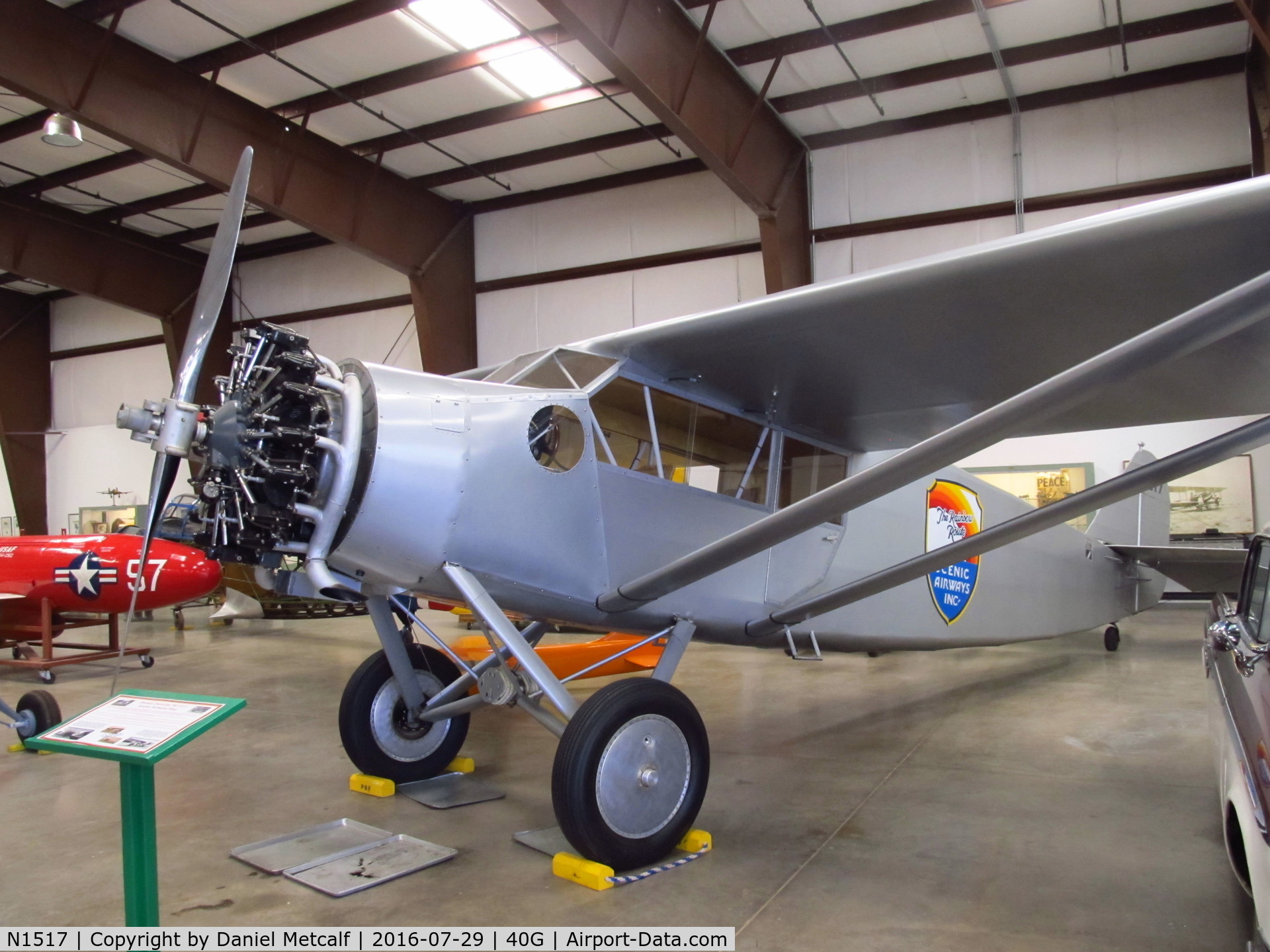 N1517, 1927 Stinson SM-1 C/N M-209, Planes of Fame Air Museum (Valle,-Williams, AZ Location)