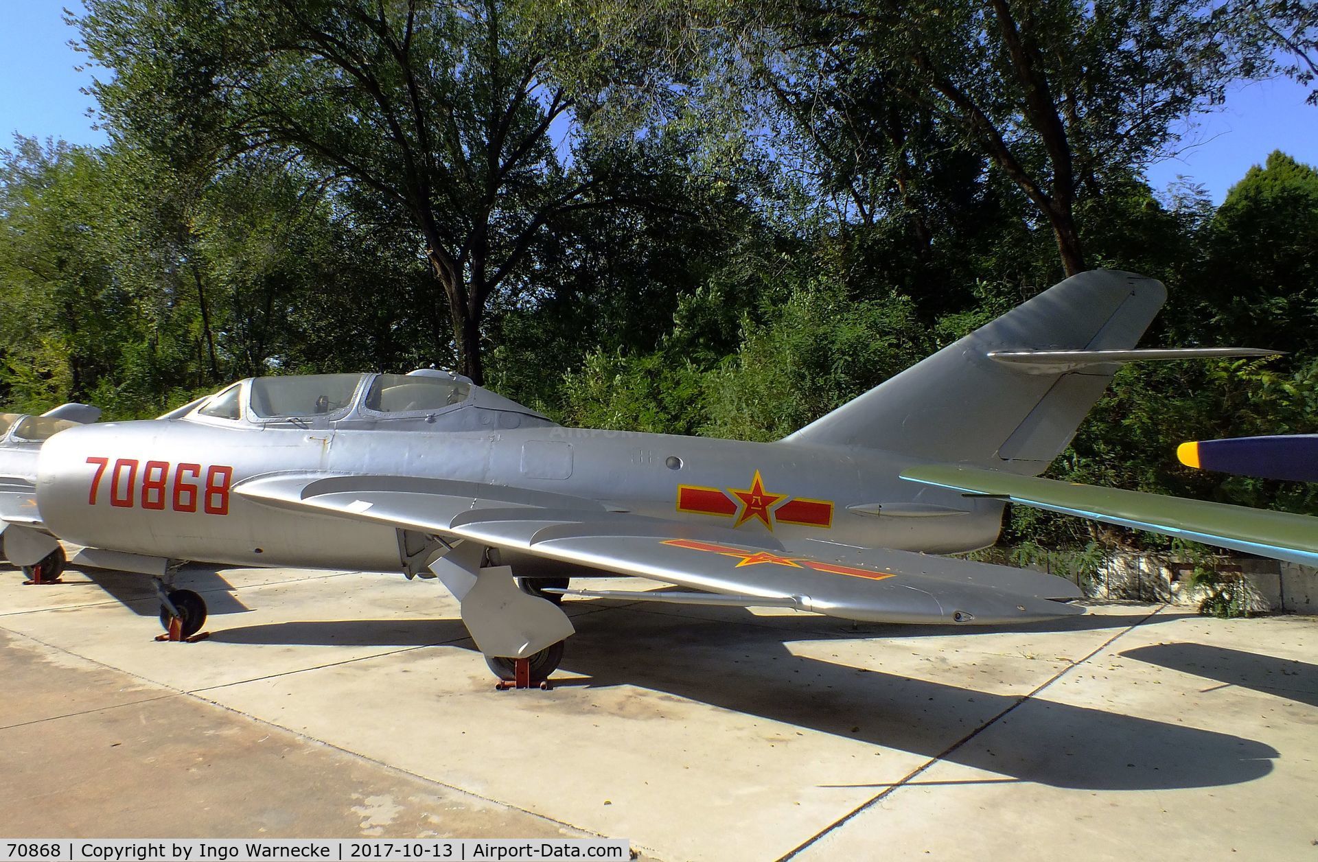 70868, Shenyang J-5 C/N Not found 70868, Shenyang JJ-5 (chinese two-seater version of the MiG-17) at the China Aviation Museum Datangshan