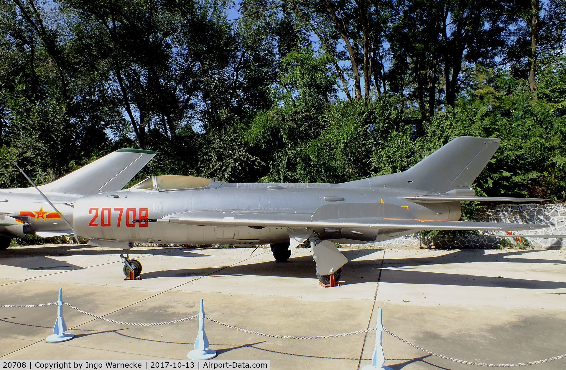 20708, Shenyang J-6 C/N 5614, Shenyang J-6 (chinese version of the MiG-19 FARMER) at the China Aviation Museum Datangshan