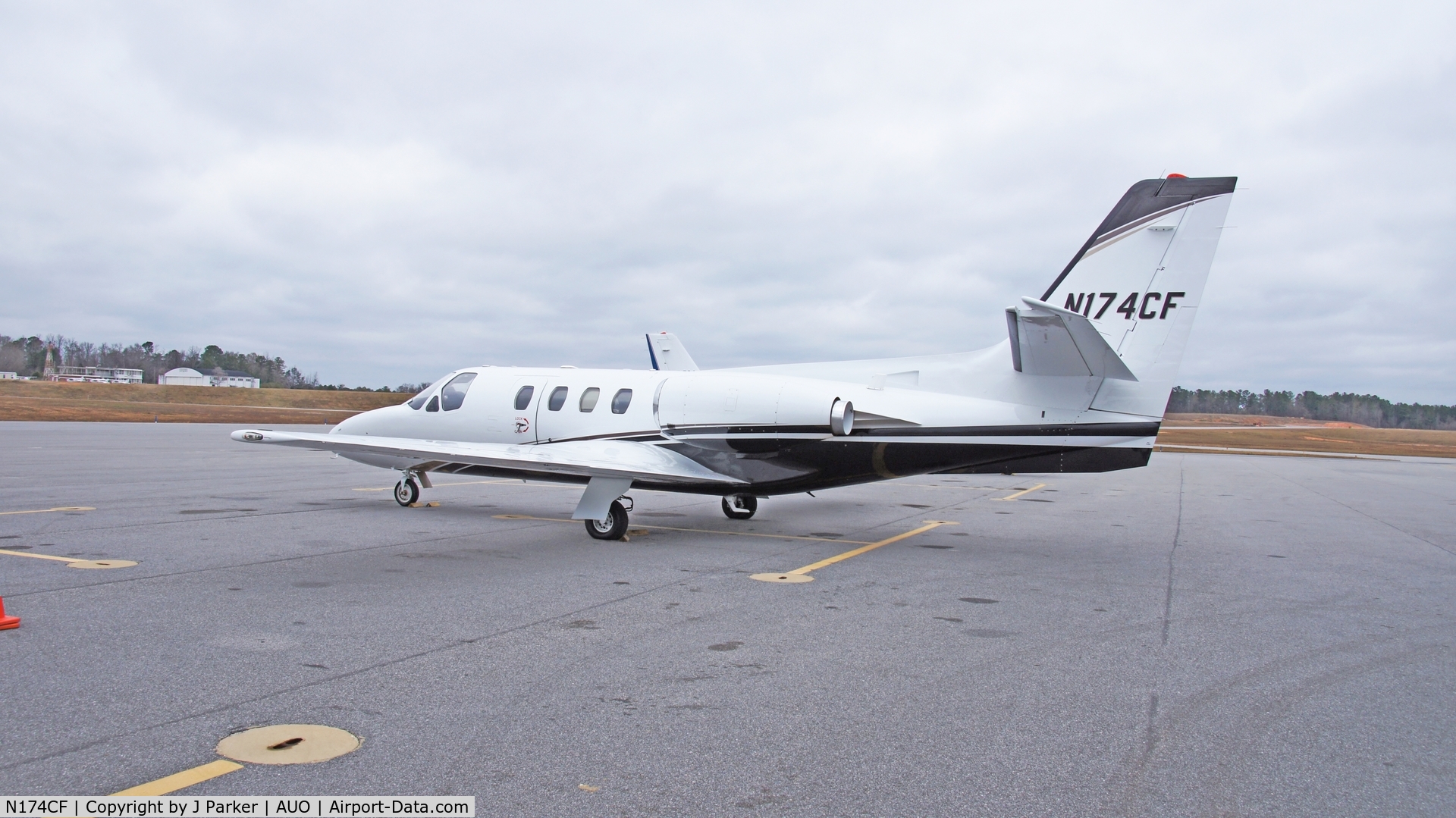 N174CF, 1979 Cessna 501 Citation I/SP C/N 501-0142, December 2013. (AUO) Auburn University Regional Airport