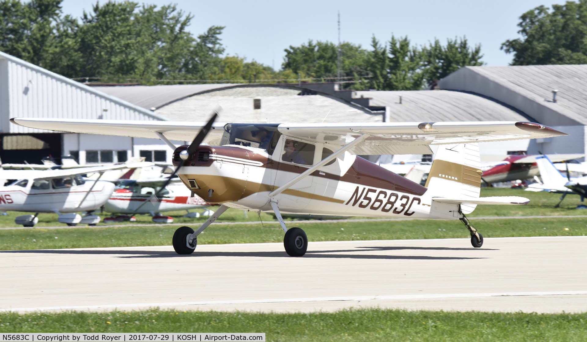 N5683C, 1952 Cessna 140A C/N 15639, Airventure 2017