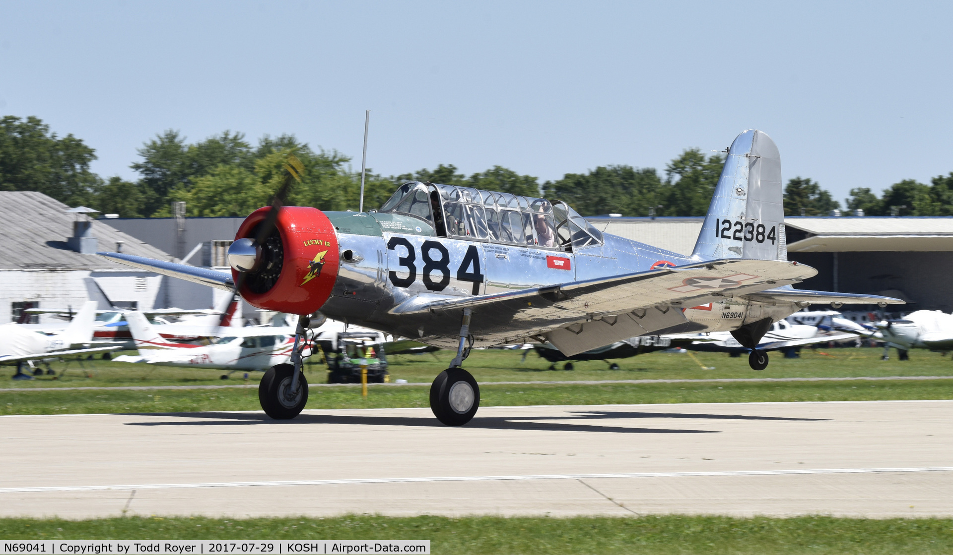 N69041, 1942 Consolidated Vultee BT-13A C/N 6462, Airventure 2017