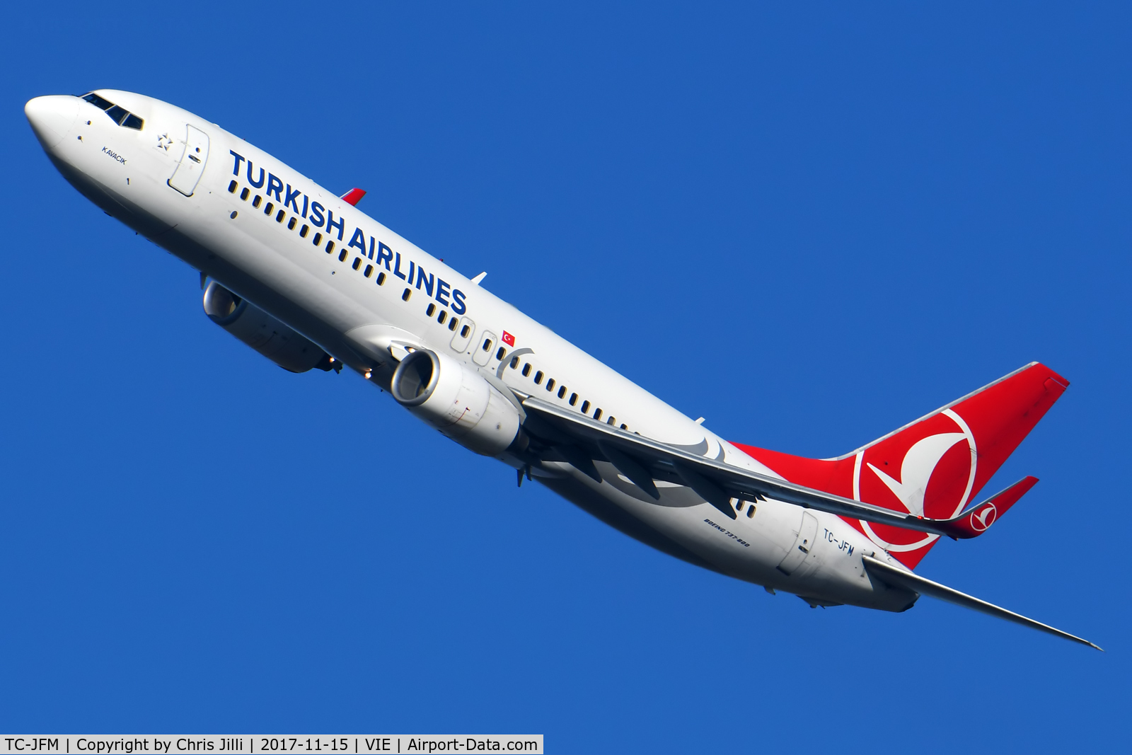 TC-JFM, 1999 Boeing 737-8F2 C/N 29775, Turkish Airlines