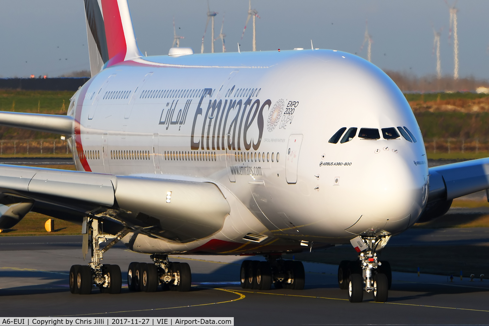 A6-EUI, 2017 Airbus A380-861 C/N 221, Emirates