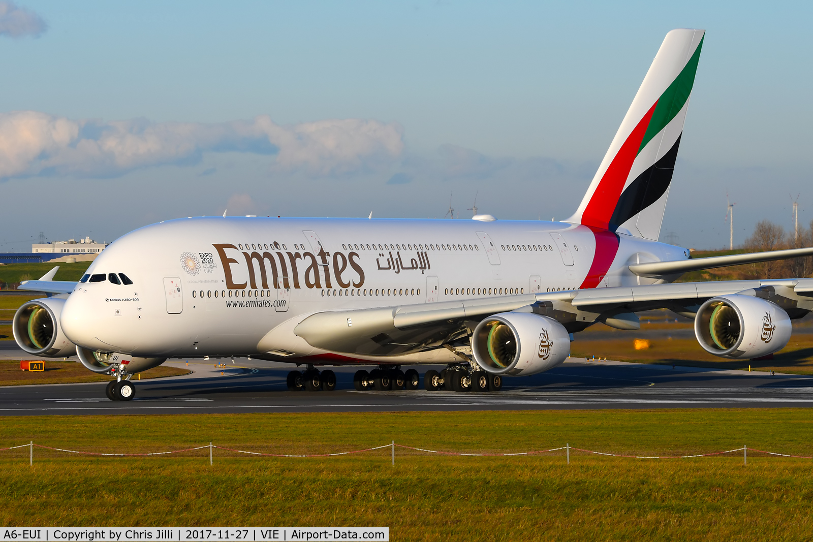 A6-EUI, 2017 Airbus A380-861 C/N 221, Emirates