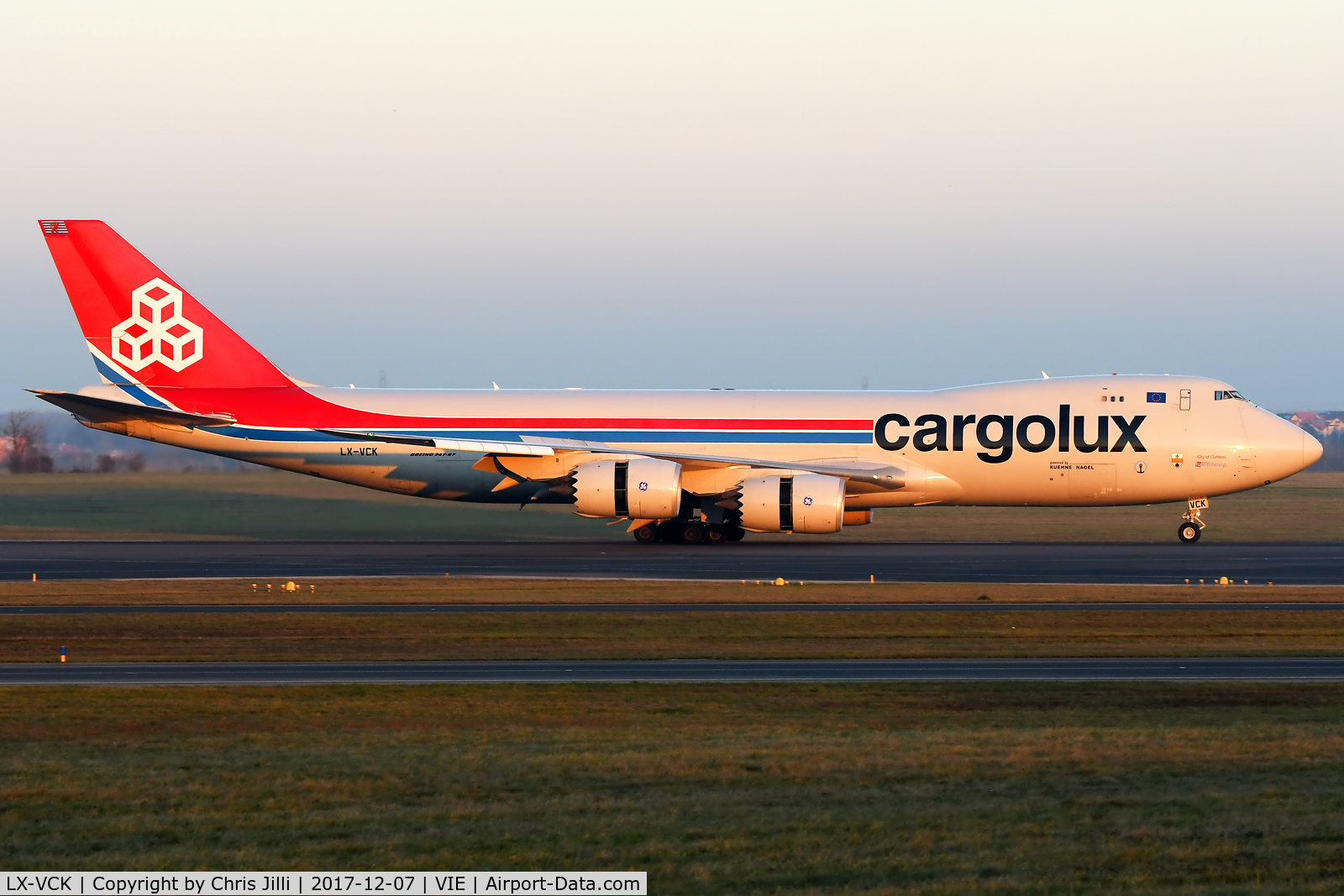 LX-VCK, 2014 Boeing 747-8R7F C/N 38078, Cargolux
