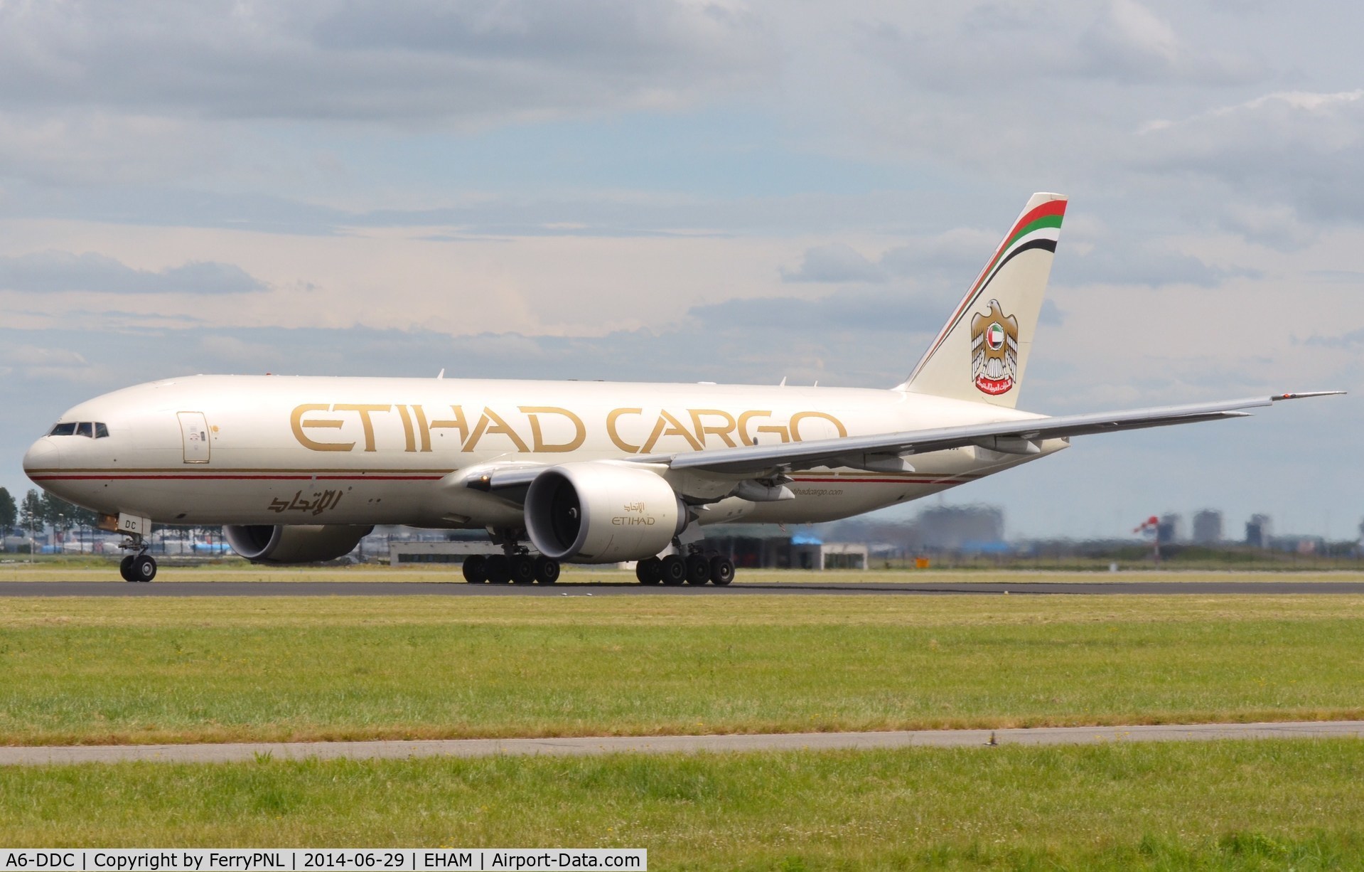 A6-DDC, 2013 Boeing 777-FFX C/N 39691, Departure of Etihad B772F