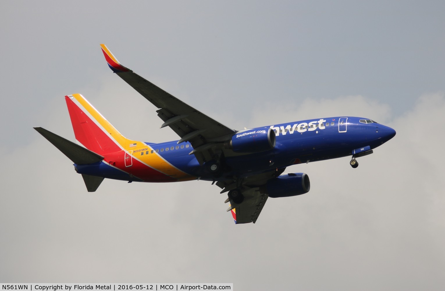 N561WN, 2003 Boeing 737-73V C/N 32417, Southwest