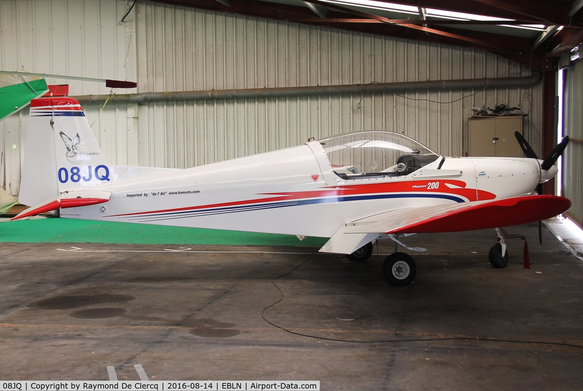 08JQ, Alpi Aviation Pioneer 200 C/N Not found 08JQ, At Liernu.
