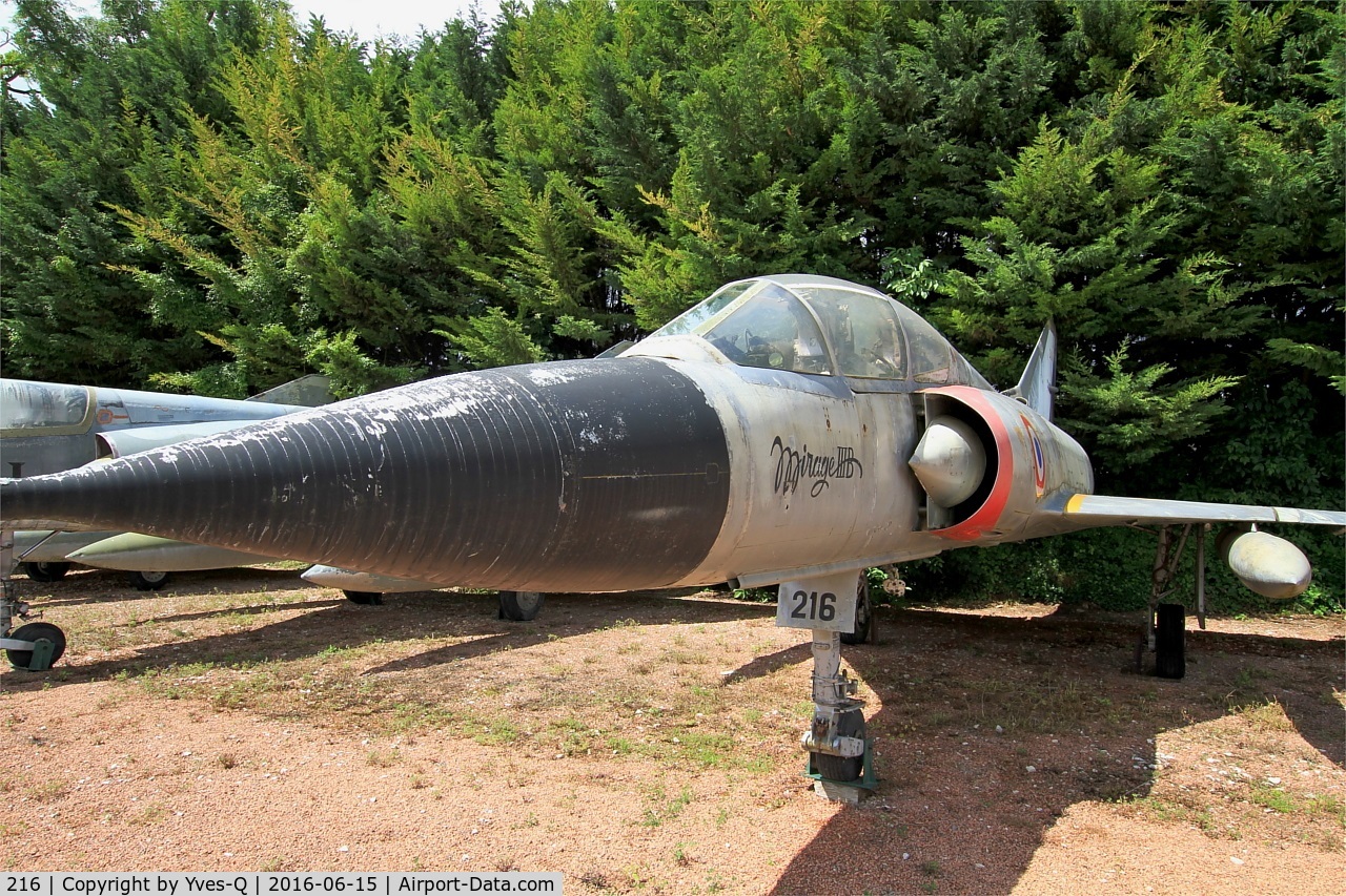 216, Dassault Mirage IIIB C/N 216, Dassault Mirage IIIB, Savigny-Les Beaune Museum