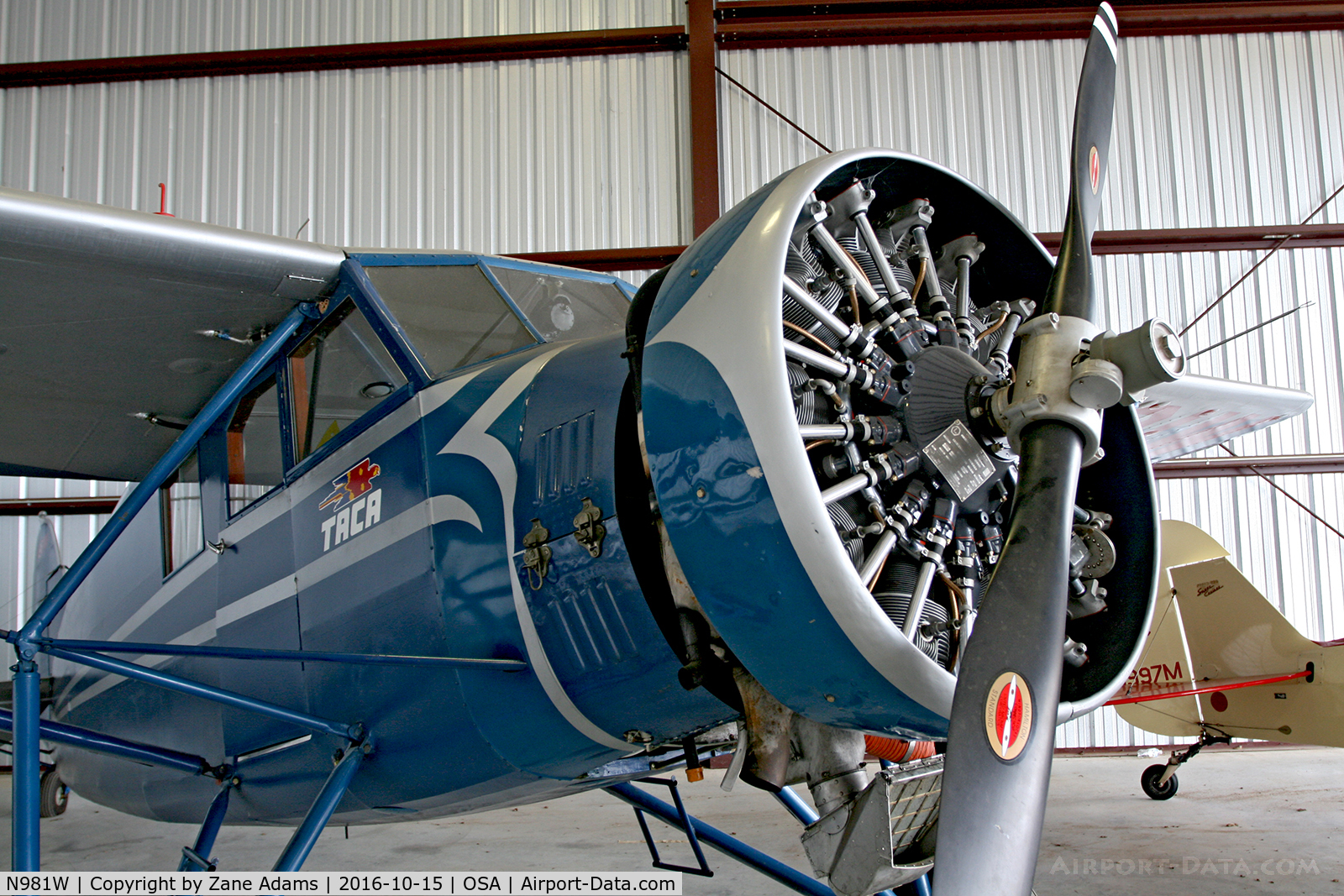 N981W, Stinson SM-8A Junior C/N M-4222, At the Mid America Flight Museum - Mount Pleasant, TX