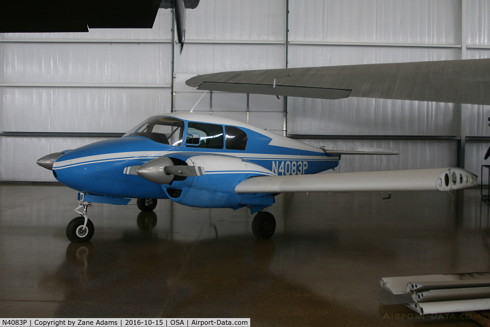 N4083P, 1959 Piper PA-23-160 Apache C/N 23-1561, At the Mid America Flight Museum - Mount Pleasant, TX