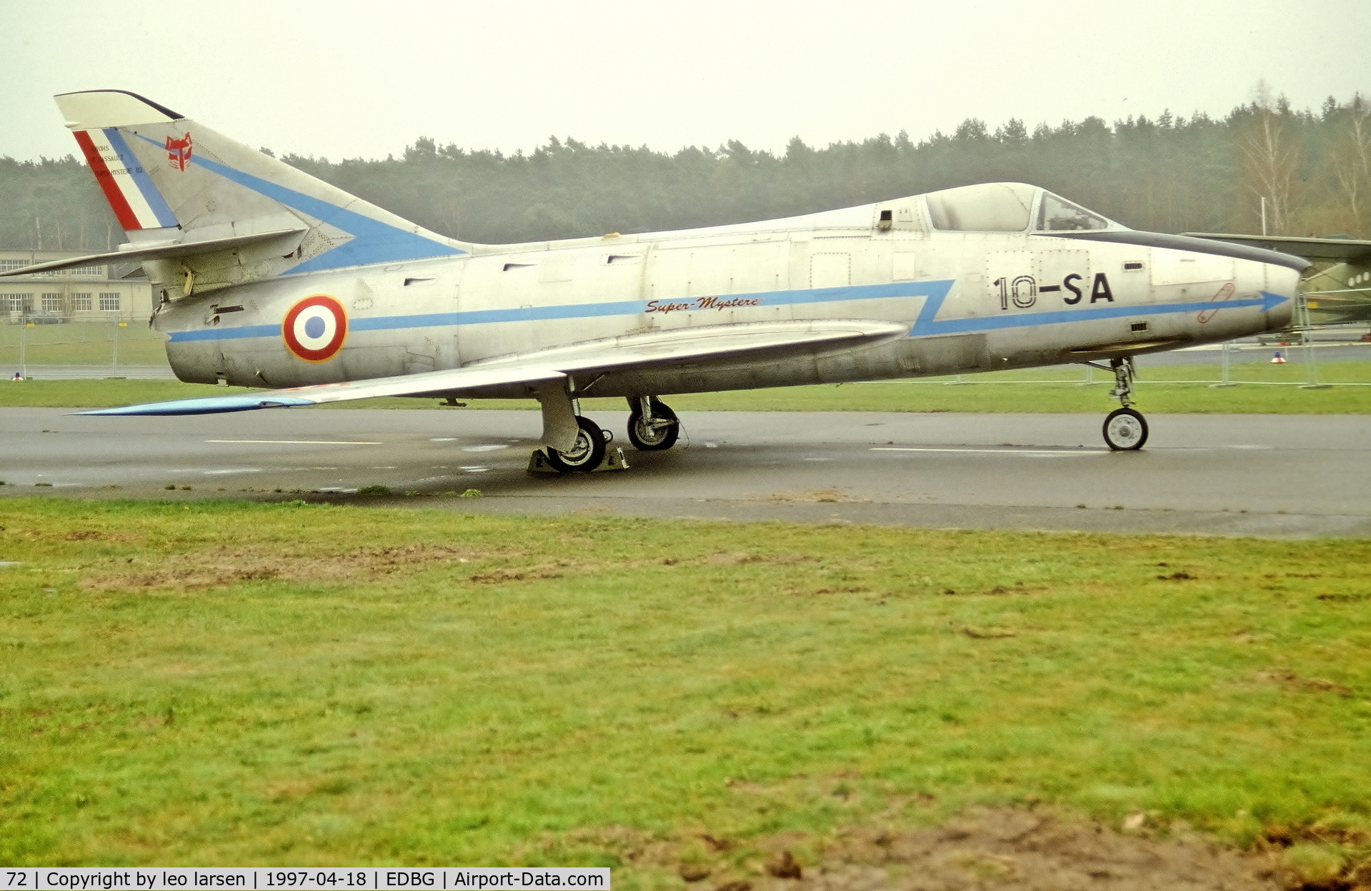 72, Dassault Super Mystere B.2 C/N 72, Gatow museum 18.4.1997