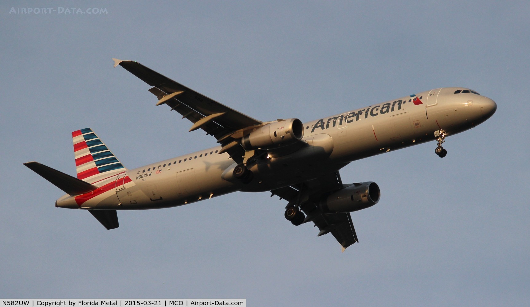 N582UW, 2014 Airbus A321-231 C/N 6175, American