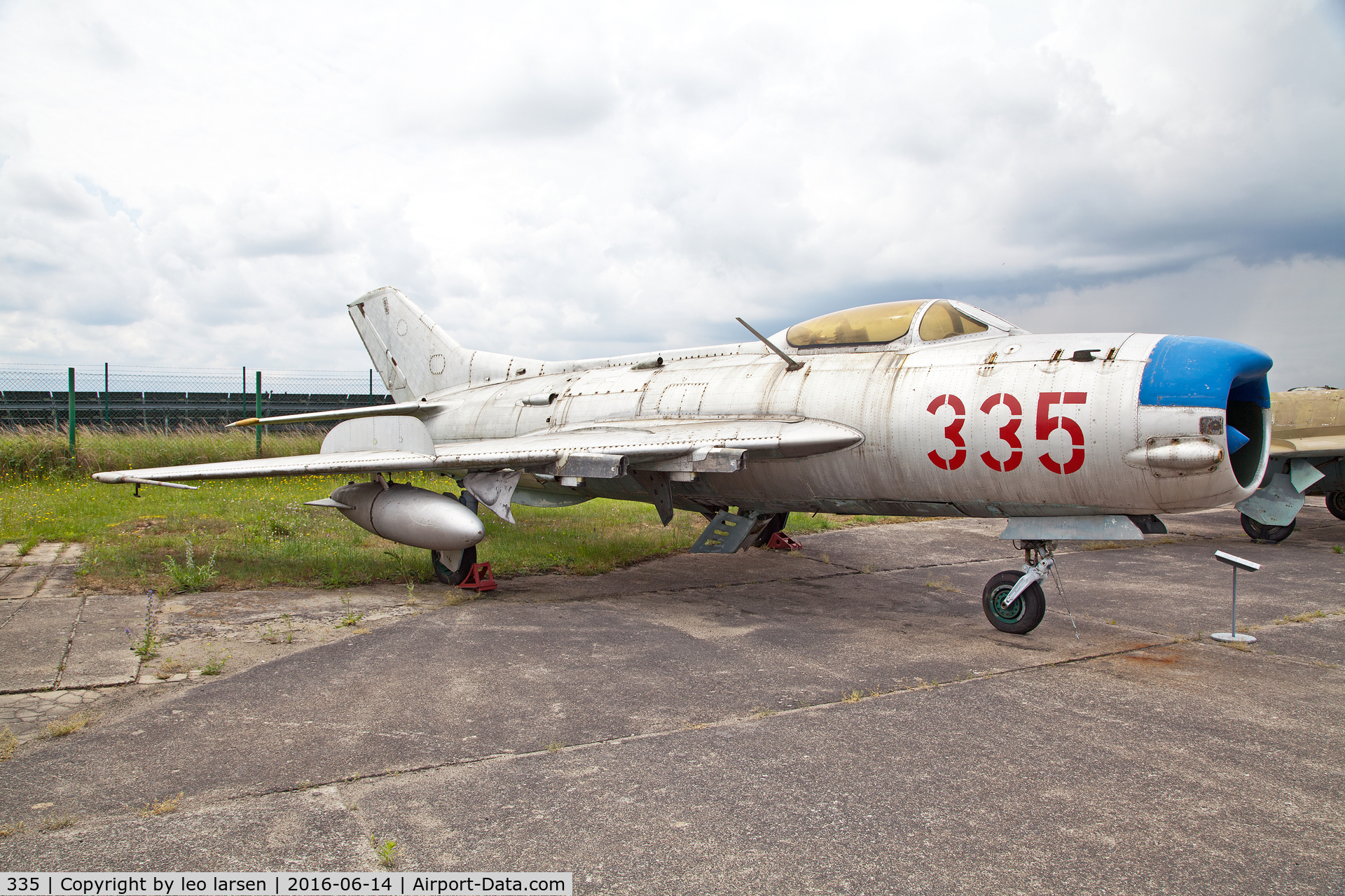 335, 1957 Mikoyan-Gurevich MiG-19PM C/N 650 929, Rothenburg museum 14.6.2016