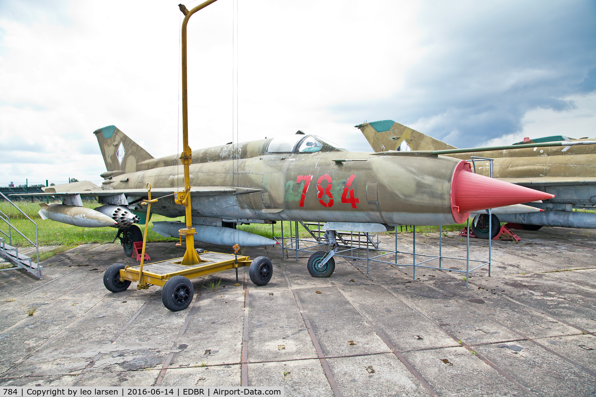 784, 1975 Mikoyan-Gurevich MiG-21MF C/N N96002170, Rothenburg museum 14.6.2016