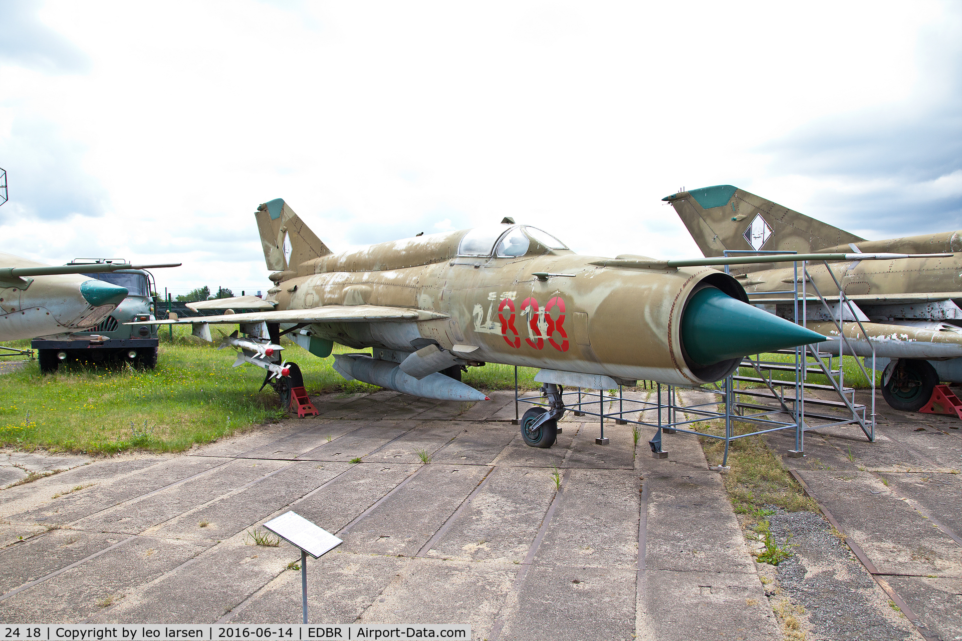 24 18, 1977 Mikoyan-Gurevich MiG-21Bis SAU C/N N75051378, Rothenburg museum 14.6.2016