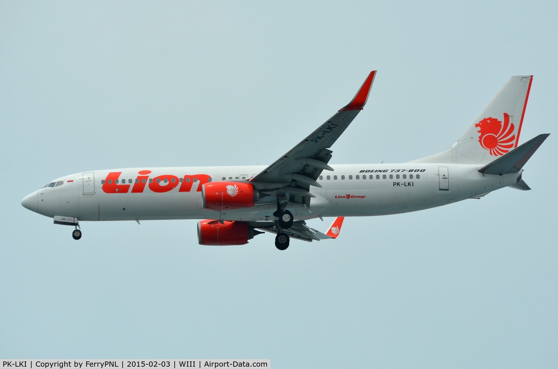 PK-LKI, 2012 Boeing 737-9GP/ER C/N 38724, Lion Air B739 on short finals.