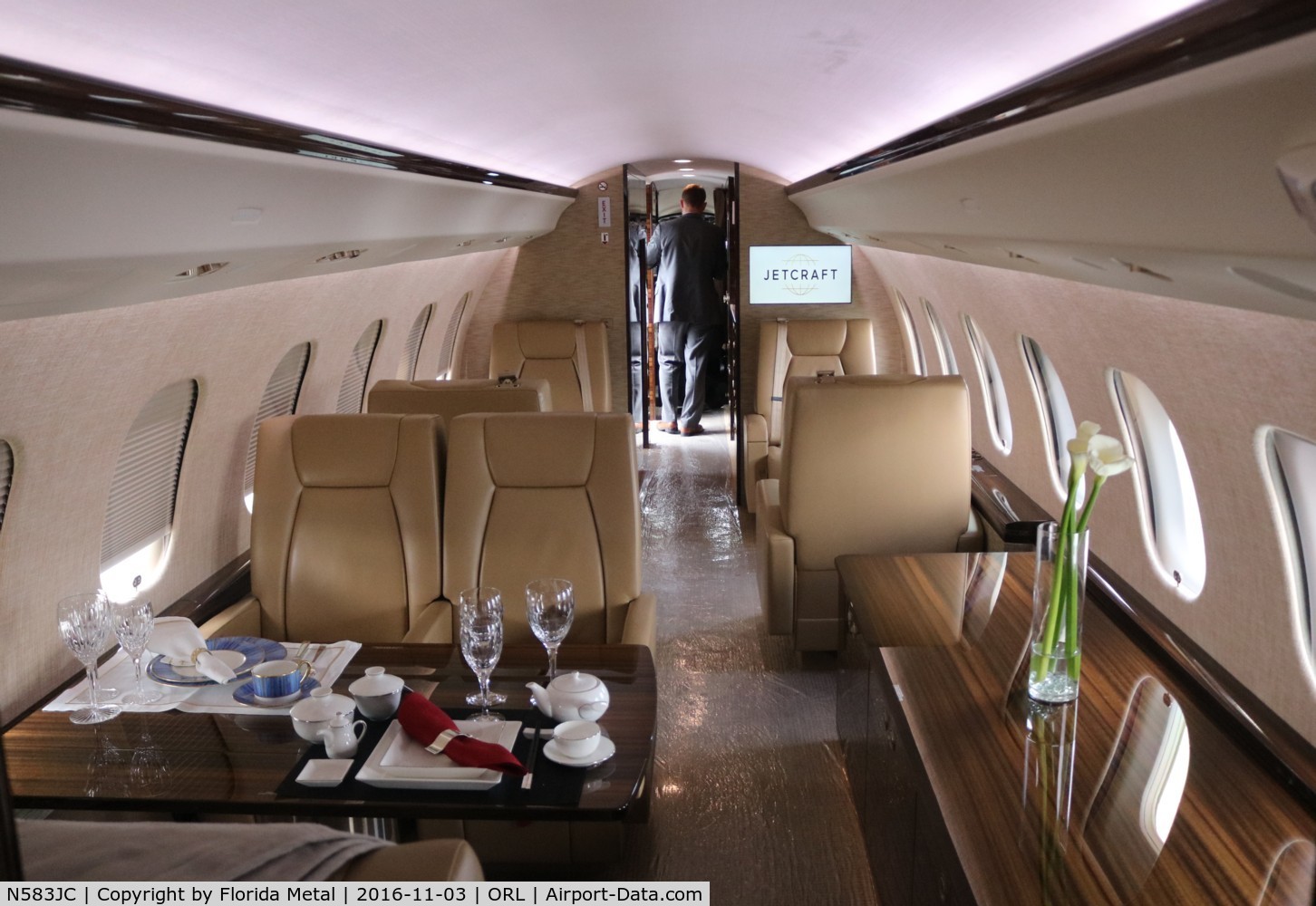 N583JC, 2013 Bombardier BD-700-1A10 Global 6000 C/N 9583, Global 6000