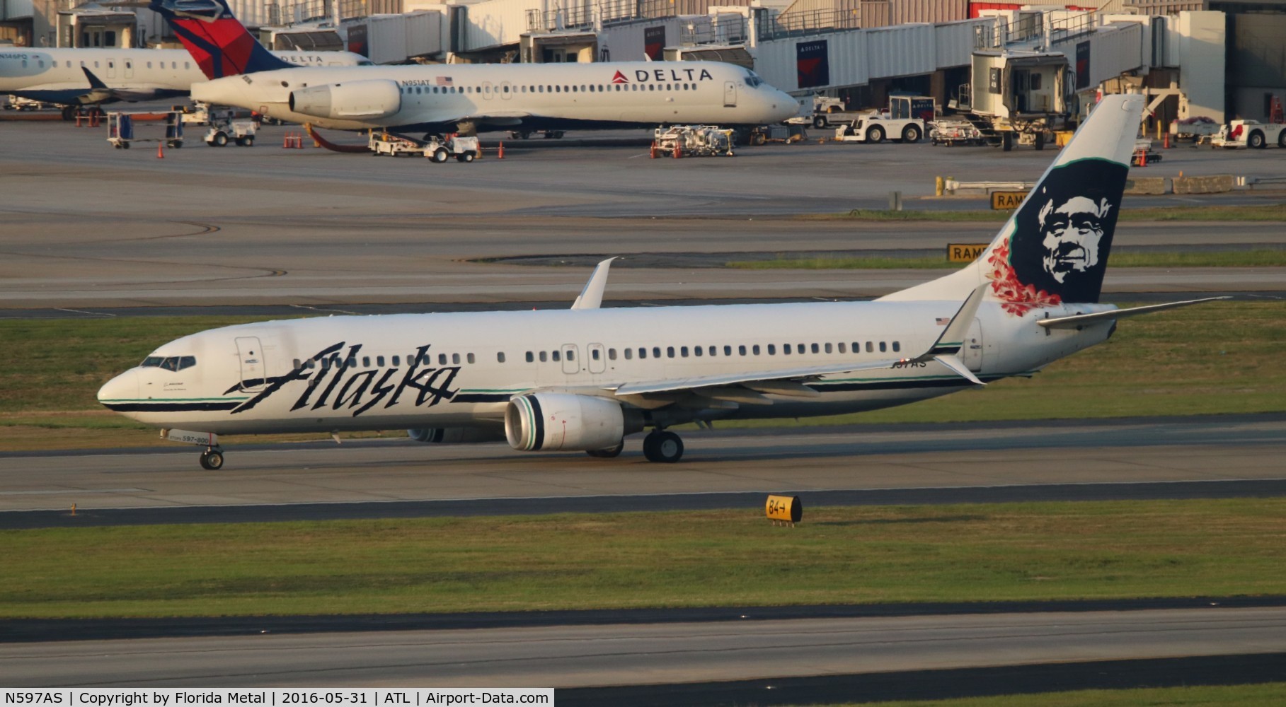 N597AS, 2008 Boeing 737-890 C/N 35689, Alaska