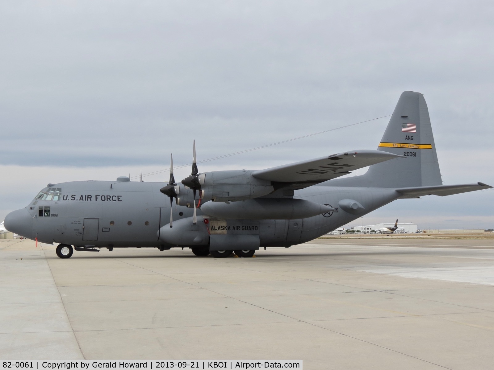 82-0061, 1982 Lockheed C-130H Hercules C/N 382-4982, 144th Airlift Sq., Alaska ANG. Deactivated in march 2017.