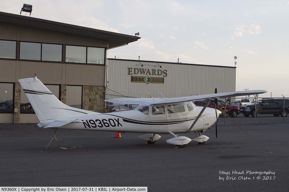 N9360X, 1962 Cessna 182E Skylane C/N 18253760, Cessna 182 in Billings, MT