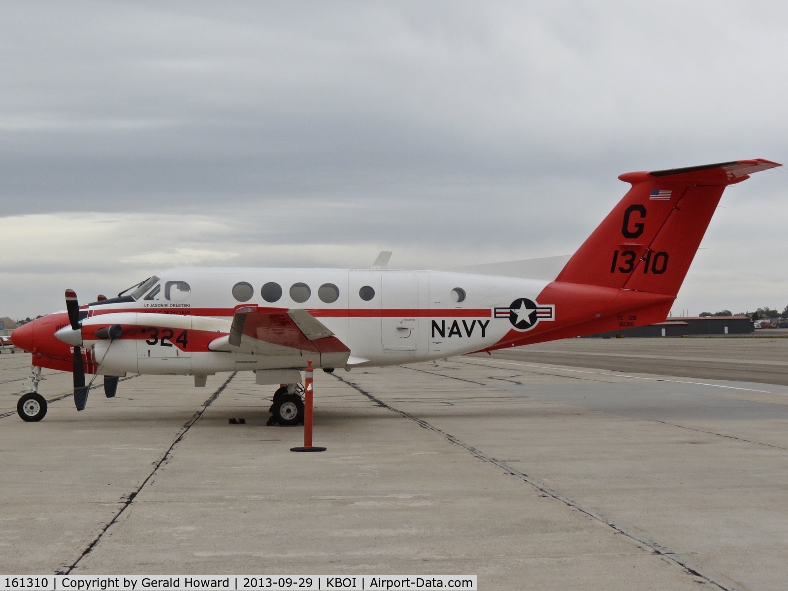 161310, Beech TC-12B Huron C/N BJ-27, Parked on the south GA ramp.