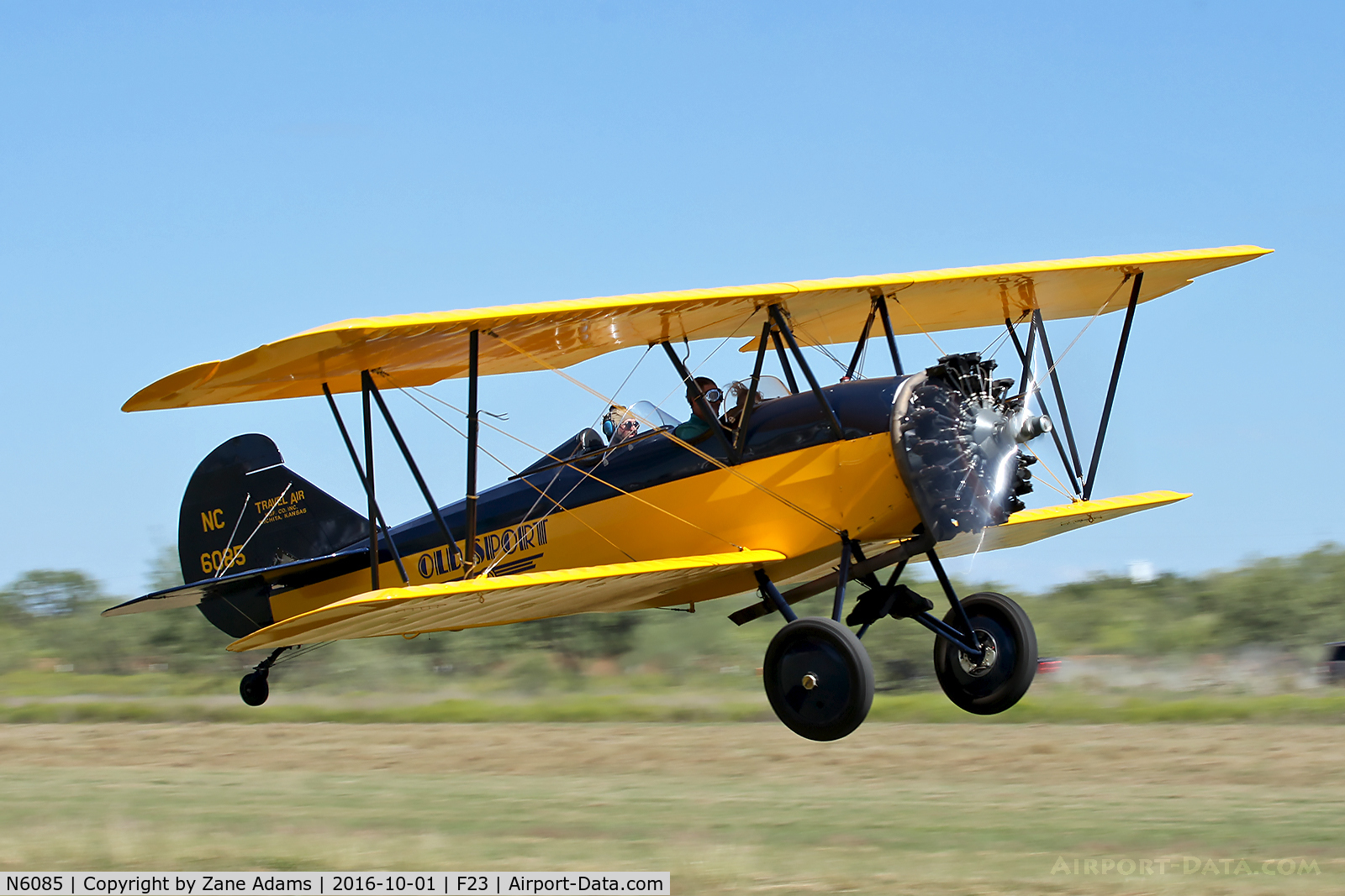 N6085, 1927 Curtiss-Wright Travel Air 4000 C/N 589, At the 2016 Ranger, Texas  Fly-in