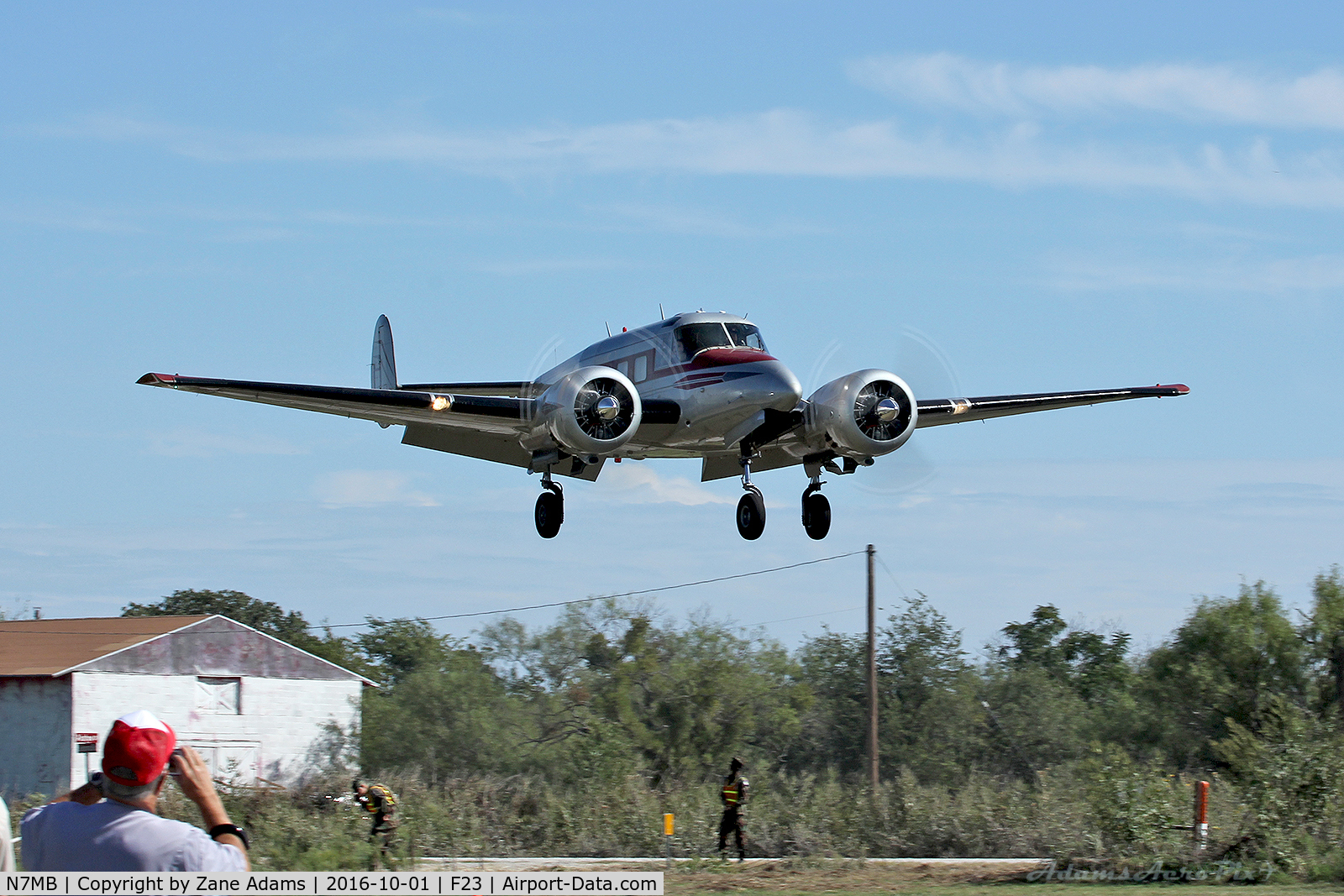 N7MB, 1959 Beech E18S C/N BA-448, At the 2016 Ranger, Texas Fly-in