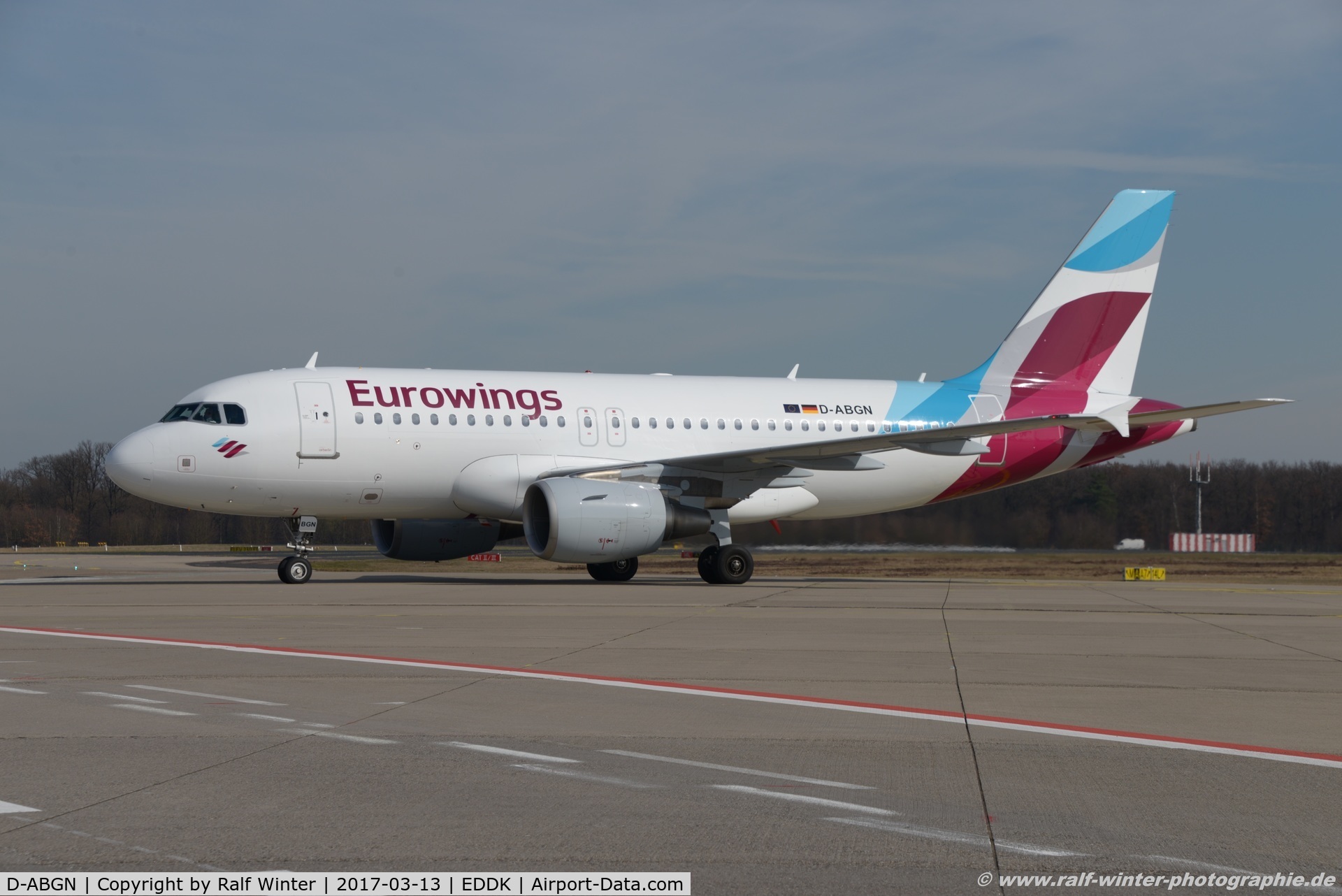 D-ABGN, 2008 Airbus A319-112 C/N 3661, Airbus A319-112 - EW EWG Eurowings ex Air Berlin - 3661 - D-ABGN - 13.03.2017 - CGN