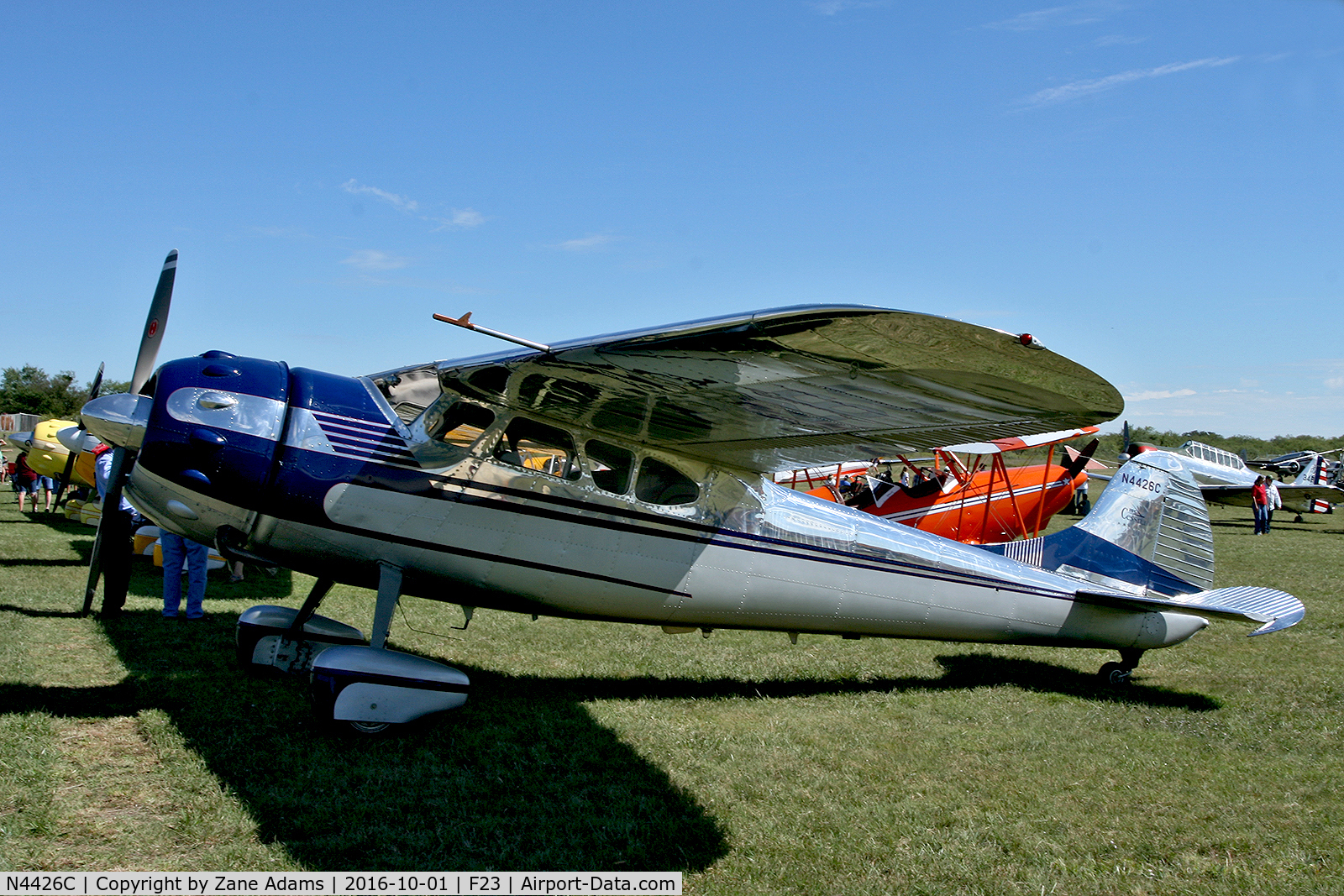 N4426C, 1953 Cessna 195 C/N 16011, At the 2016 Ranger, Texas Fly-in